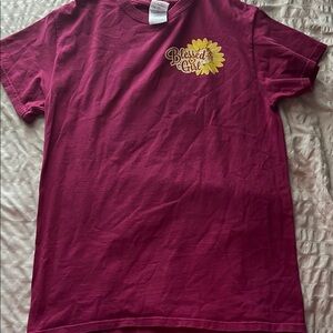 Blessed Girl Pink T-Shirt with Sunflower